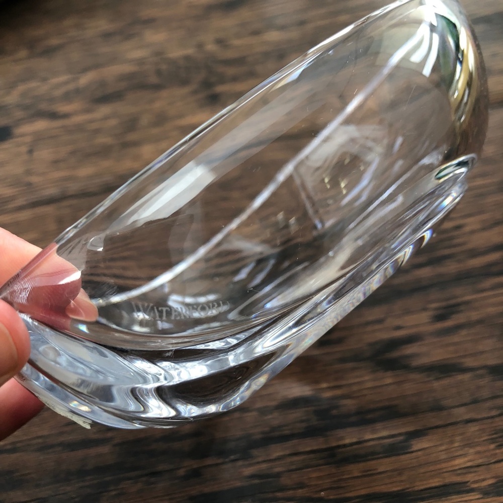 Waterford Siren Heart Valentine Lead Crystal Dish - Picture 4 of 7